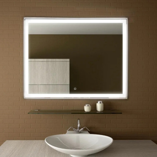 Зеркало с подсветкой Continent Aralia ЗЛП474 с сенсорным выключателем 90см